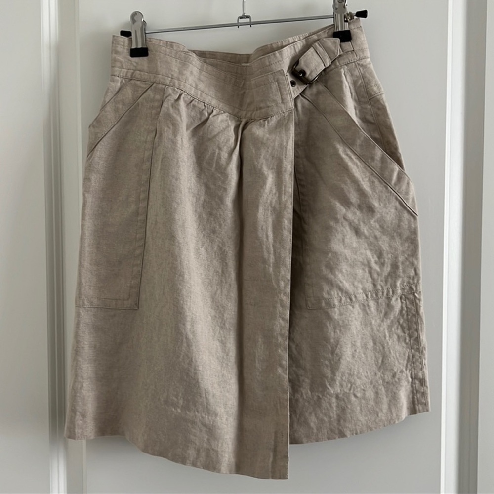Escada Wrap Mini Skirt - Beige (38)